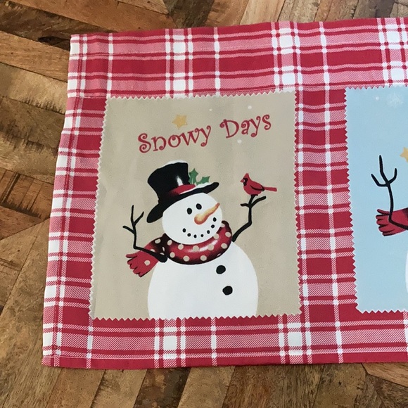 Snowman table runner - Picture 8 of 9